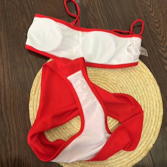 Zaful Bandeau Swim Tankini Bikini Swim Set Size Medium - Picture 10 of 12